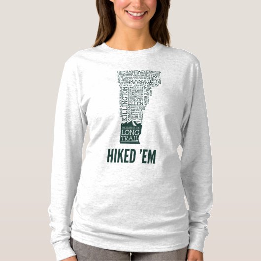 VT Long Trail Randonnée T-shirt long manches pour (Devant)