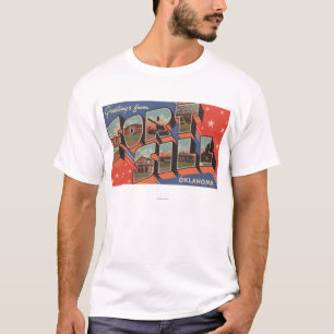 Vt. Sill, Oklahoma - Grote letterscènes T-shirt