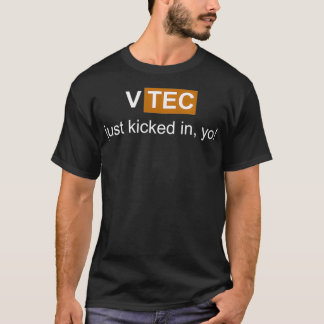 Vtec heeft net een motorwagen met benzine en benzi t-shirt