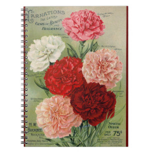VTG Botanische Anjerspiraal Notitieboek