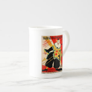 Vtg Italiaans Poster Coffee Mok "Lon Chaney"