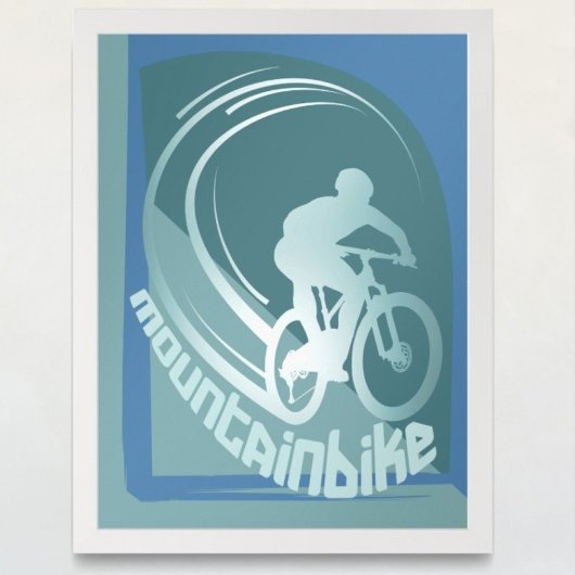 VTT MTB VTT poster décoration murale