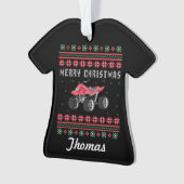 VTT personnalisé laide de Noël (devant)