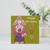 VTuber Anime girl (Staand voorkant)