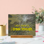 VTVB-BREAKTHRU1-AS - Acrylic Sign Acryl Bord (Huwelijk)