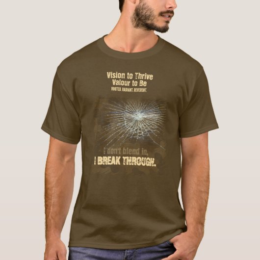 VTVB-BREAKTHRU2-BRN-T - T-Shirt (Devant)