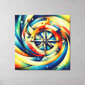 VTVB-FLOWCOMPASS-CA - Toile Art (Recto)