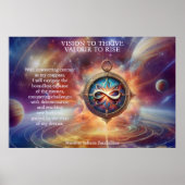 VTVR-ABSTRACTCOMPASS1-POSTER - POSTER (Devant)