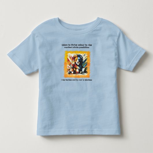 VTVR-RISEFEARLESS1-BT - Hauts pour bébé (Devant)