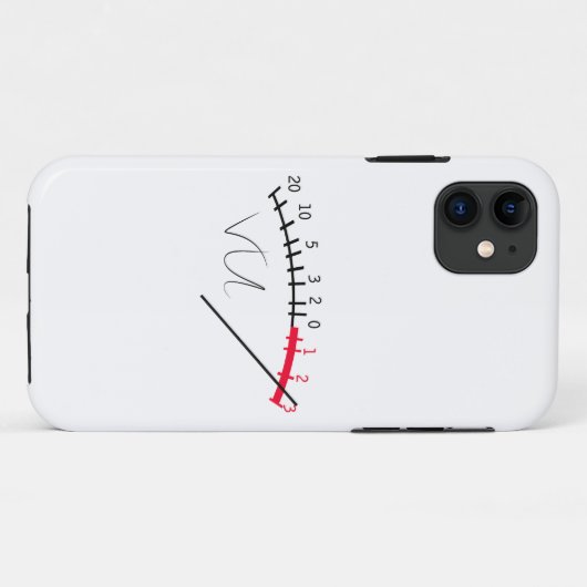 VU Meter Geluidsniveau Studio Case-Mate iPhone Case (Achterkant (horizontaal))