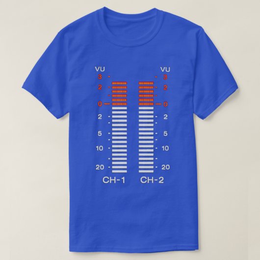 vu-meter t-shirt (Design voorkant)