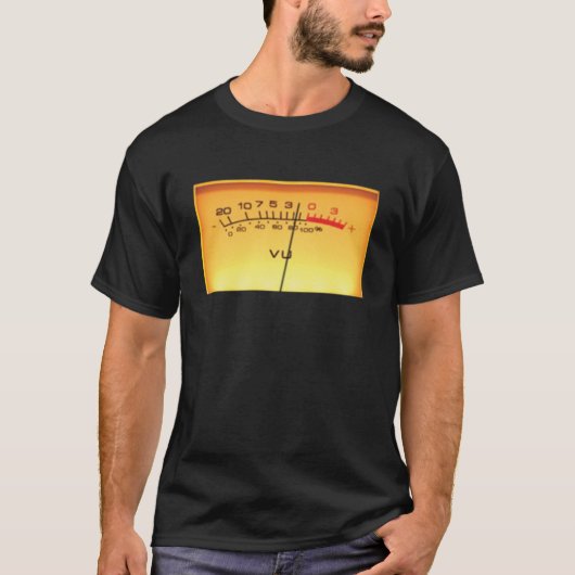 VU-meter T-shirt (Voorkant)