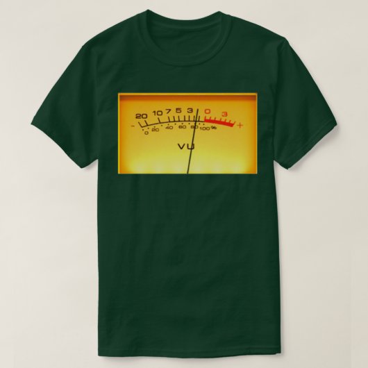 VU-meter T-shirt (Design voorkant)