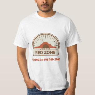 VU-meter – Wonen in het Red Zone-T-shirt T-shirt