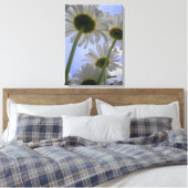 Vue Abstraite marguerite Toile blanche et noire (Insitu(Chambre))