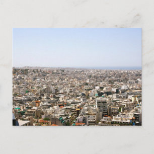 Vue aérienne d'Athènes, Grèce Carte postale