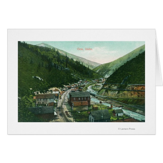 Vue aérienne de CityGem, ID (Devant horizontal)