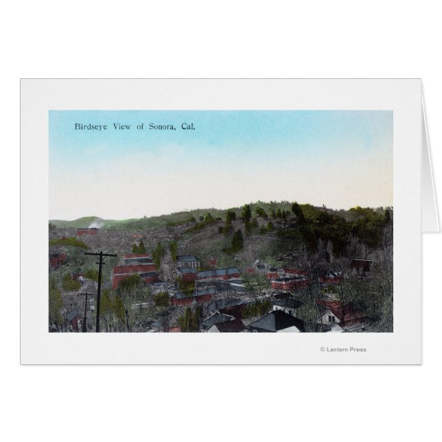 Vue aérienne de TownSonora, CA (Devant horizontal)