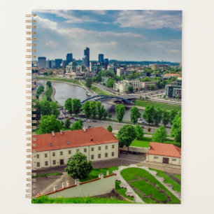 Vue aérienne de Vilnius, Lituanie