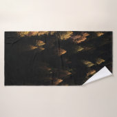 Vue aérienne des pins (Serviette de bain)