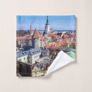 Vue aérienne du centre de Tallinn