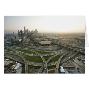 Vue aérienne du centre-ville de Dallas, Texas