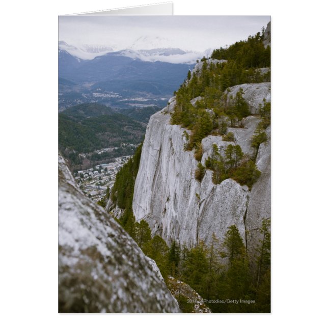 Vue aérienne du "chef" à Squamish (Devant)