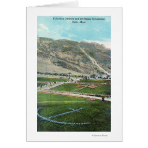 Vue aérienne du Columbia GardensButte, MT