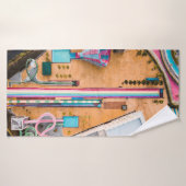 Vue aérienne du parc (Serviette de bain)
