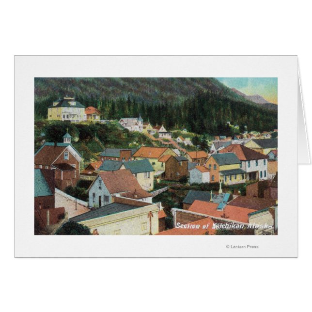 Vue aérienne d'une section de la ville (Devant horizontal)