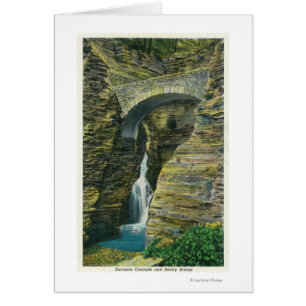 Vue Cascade d'entrée et Pont de sentinelle