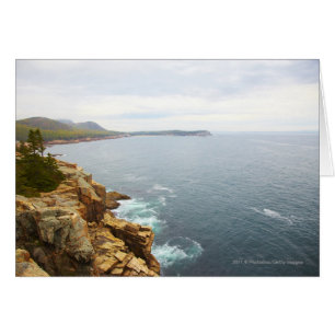 Vue côtière du parc national Acadia