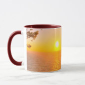 Vue côtière, tasse légère le soir (Gauche)
