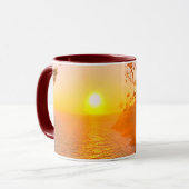 Vue côtière, tasse légère le soir (Devant gauche)