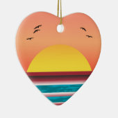 Vue Coucher de soleil de croisière Ornement cardia (Droite)