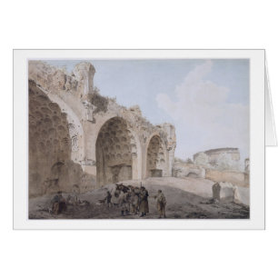 Vue dans le forum romain (le temple de la paix)