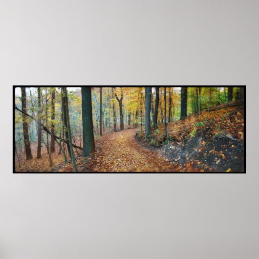 Vue d'automne, affiche (Devant)