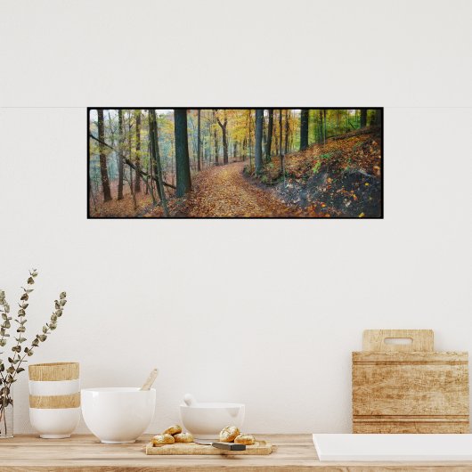 Vue d'automne, affiche (Cuisine)