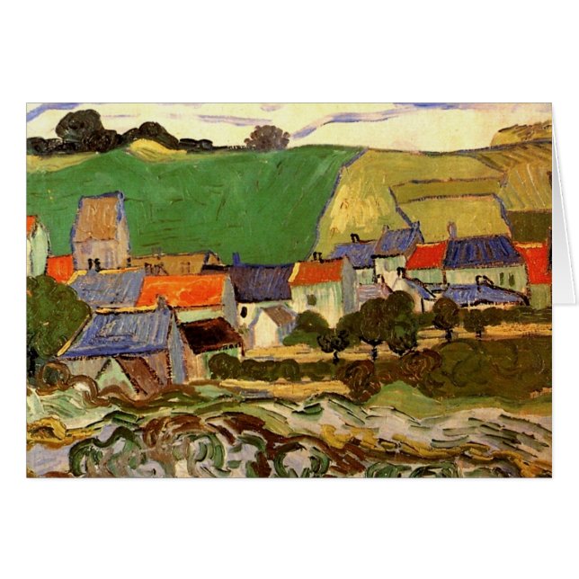 Vue d'Auvers Vincent van Gogh (Devant horizontal)