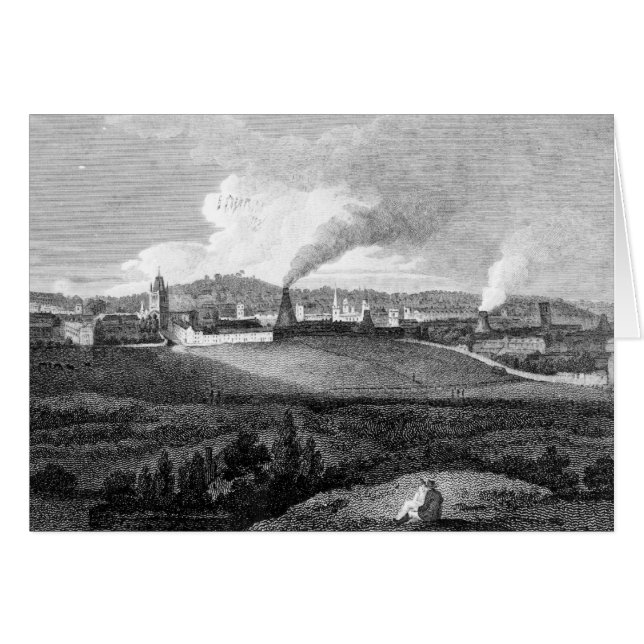 Vue de Bristol de colline de pile, gravée par (Devant horizontal)