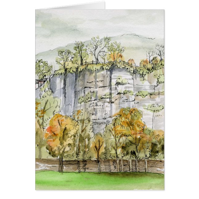 "Vue de château" Derbyshire, Angleterre de (Devant)