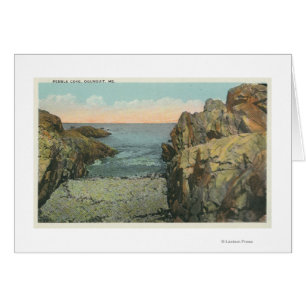 Vue de crique de caillou