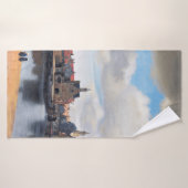 Vue de Delft, Johannes Vermeer, 1659-1660 (Serviette de bain)