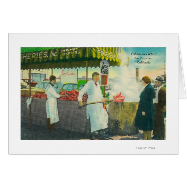 Vue de Fisherman's Wharf, Crabs Getting (Devant horizontal)