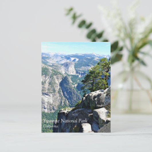 Vue de Glacier Point, Yosemite, CA Carte postale (Debout devant)