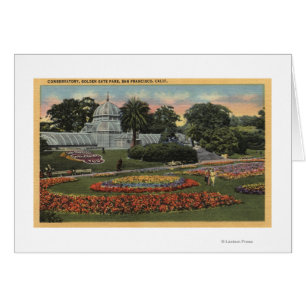 Vue de Golden Gate Park et de conservatoire