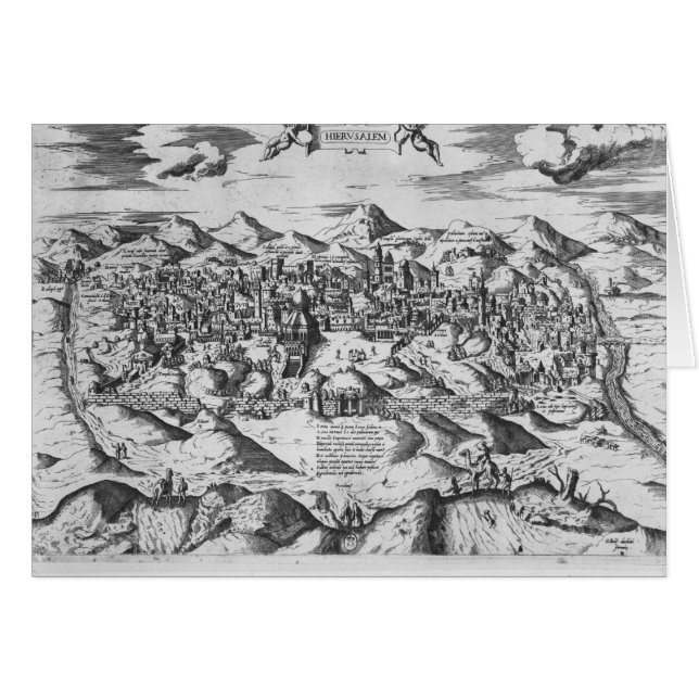 Vue de Jérusalem, 1570 ? (Devant horizontal)