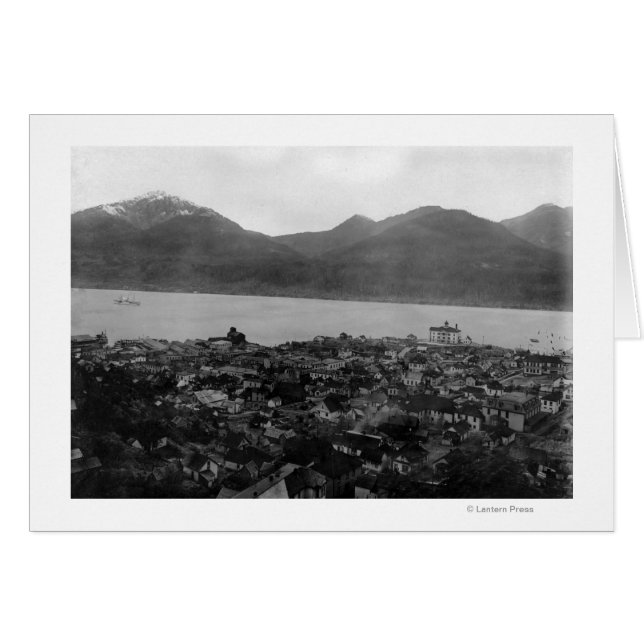 Vue de Juneau, Alaska et S.S. Burnside à (Devant horizontal)