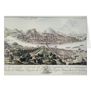 Vue de la capitale et de la forteresse de