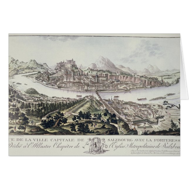 Vue de la capitale et de la forteresse de (Devant horizontal)